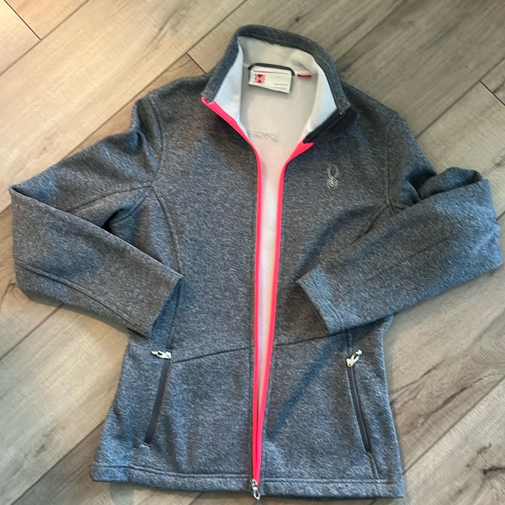 Like new- women’s full-zip Spyder core knit jacket